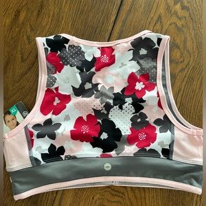 Avia NWT floral sports bra